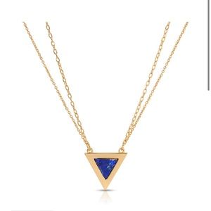 NWT Michelle Campbell Stone Triangle Necklace
